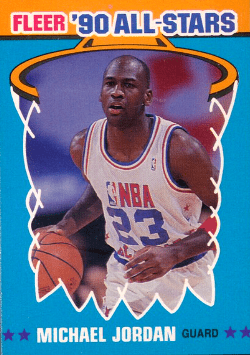 1990 michael jordan Fleer All-Stars